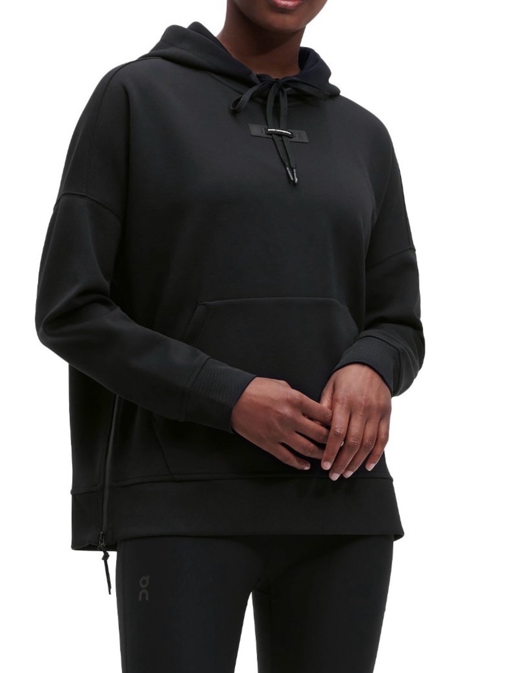 On Running Black Women's Pullover Hoodie